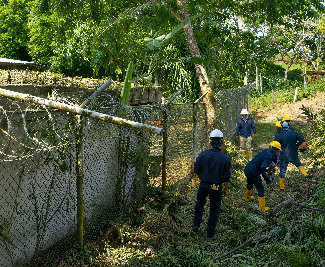AVANZA ejecutó obras de mejoramiento de cerramientos, cunetas y redes sanitarias — imagen 1