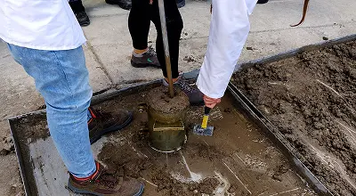Ensayo de compactación de suelos