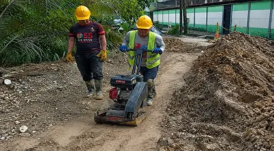 Compactación del terreno