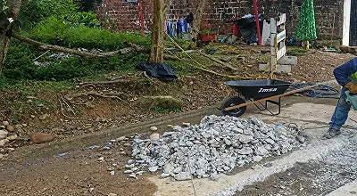 Reposición de placa de concreto