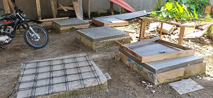 Elementos prefabricados listos para instalar
